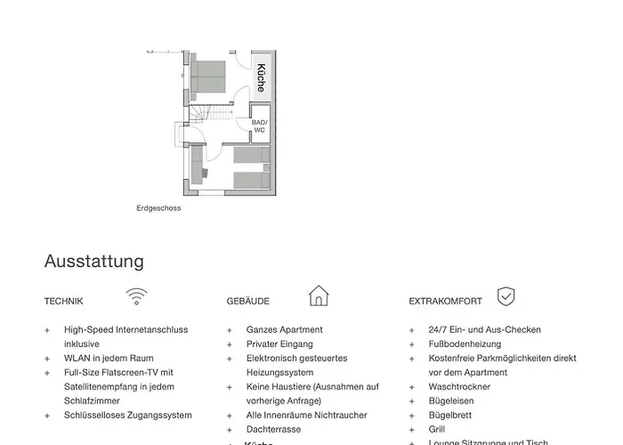 Im Tal 2 Wh01 - 2 Schlafzimmer, 4 Betten *
